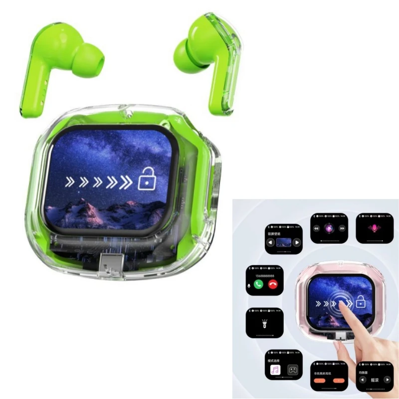 Gt-We-T290-Q20 LCD Screen Touch True Wireless Stereo (TWS) Earbuds
