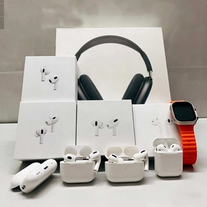 H (2026-Top 1-Level) Anc Tws Noise Cancel PRO3 PRO2 Wireless Bluetooth Earphone Gaming Headset Earbuds Stereo Headphone Air PRO Max 2 3 4 5 Pods