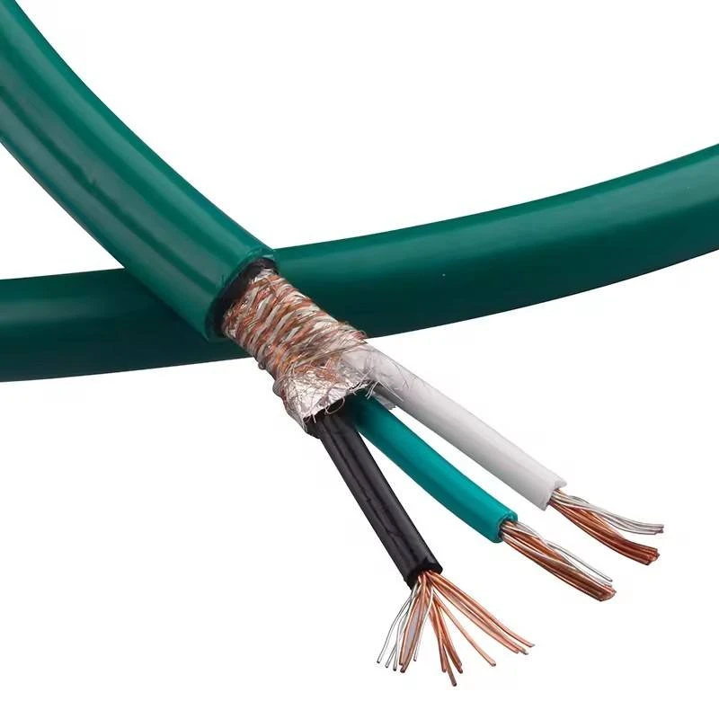 HIFI Power Cable Pure Copper Silver Plated 3 Core Shielded 18mm OD PVC Flexible Audio Power Cord for Home HiFi KTV Concert Systems
