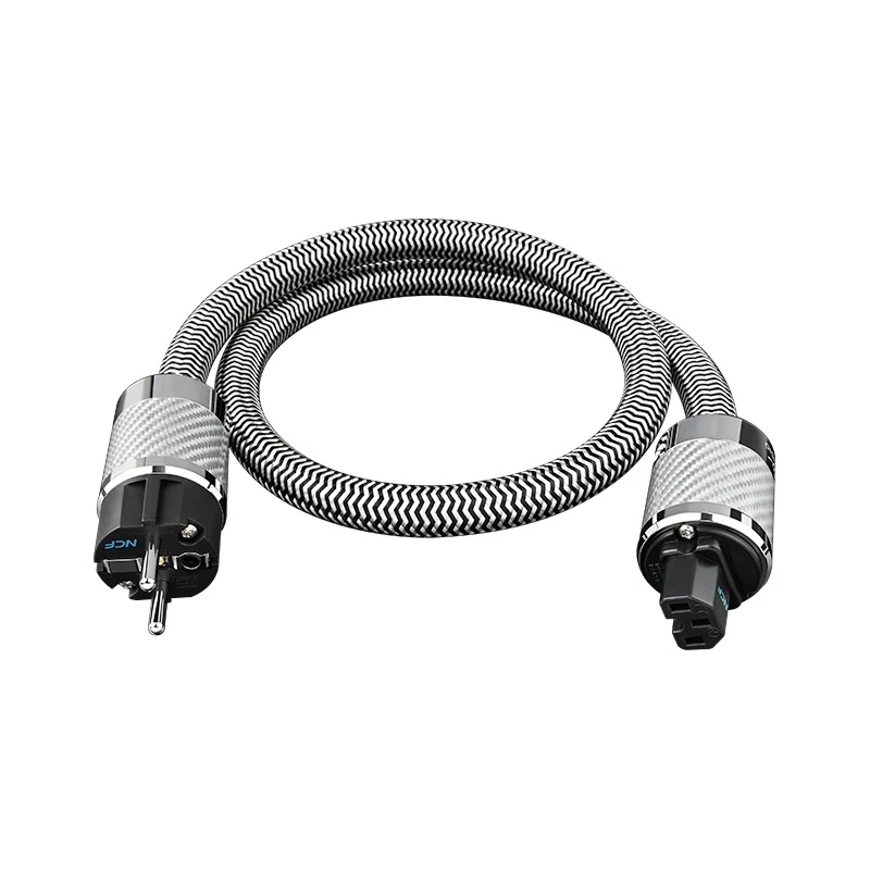 HIFI power cable for CD player/tube amplifier/power amplifier/audiophile European standard plug & IEC connector