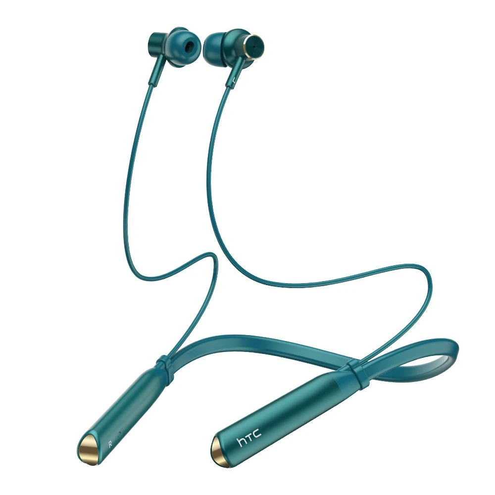 HTC True Wireless Headset Neckband Sports Bluetooth Headset with 130mAh Battery Supports Anc+Enc Function.