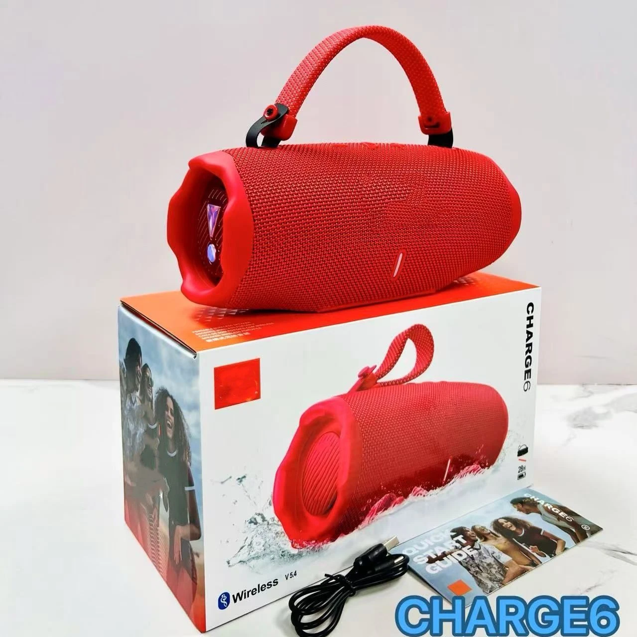 Handle Portable Bluetooth Wireless Speaker Waterproof PC Column Outdoor Music Player