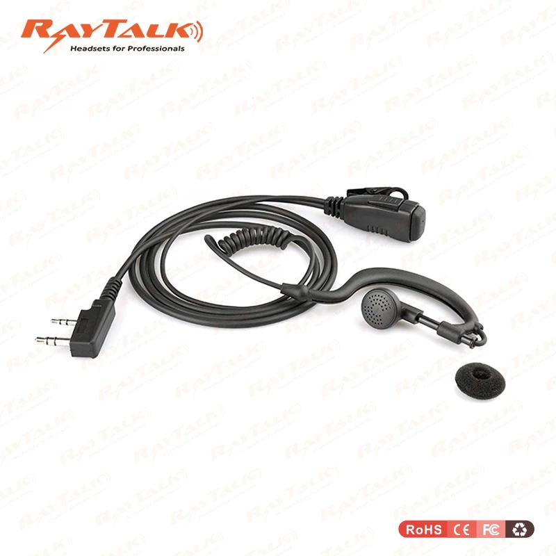 Hands Free Kits G Shape Earpiece for Two Way Radio