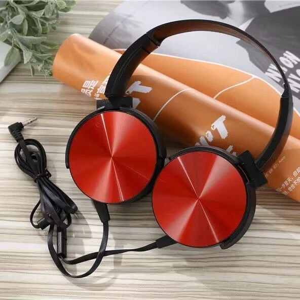 Head Mounted Wired Earphones Xb450 with Microphone Sports