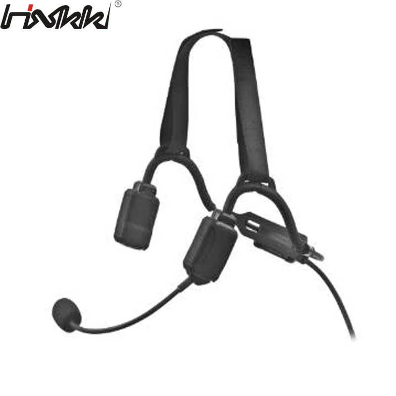 Headband Bone Conduction Headphone with Boom Microphone