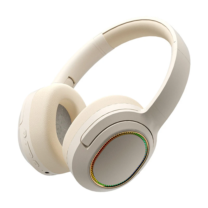 Headphone Wireless Headphones High-Quality Headphone Head Mounted Bluetooth LED Foldable Gaming