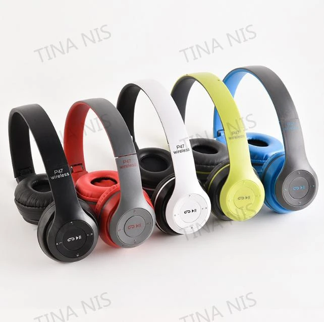 Headset Foldable P47 Wireless Headphones for Gaming Wireless Headphones Gaming Headphones