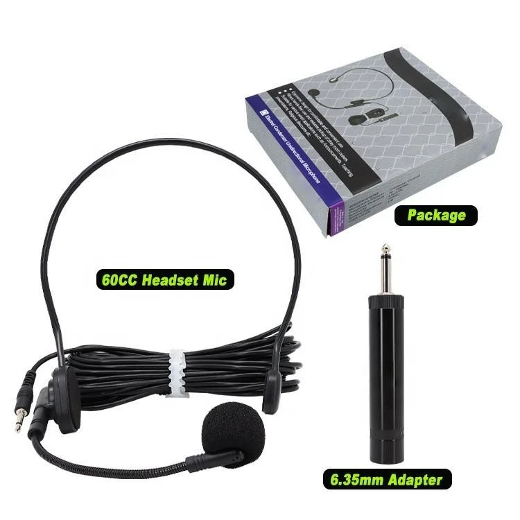 Headset Microfone Wholesale Speech Church Lecture Microphone Professional Wired Mic