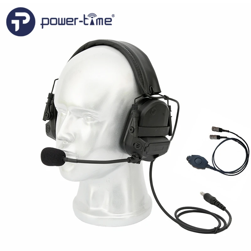 Hearing Protection Communication Headset Snr 28dB with Ptt Push to Talk