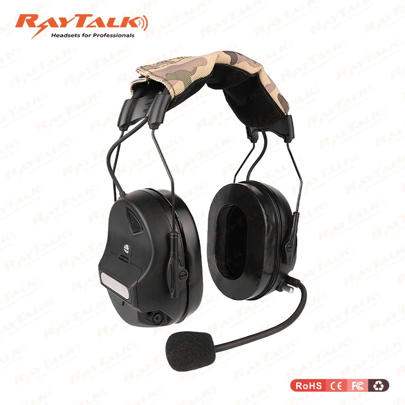 Hearing Protector Noise Canceling Headphone with Mic Tactical Noise Reduction Earmuffs Headset