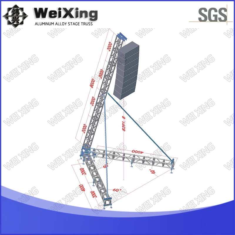 Heavy-Duty 4X4m Aluminum Truss for Audio Line Arrays