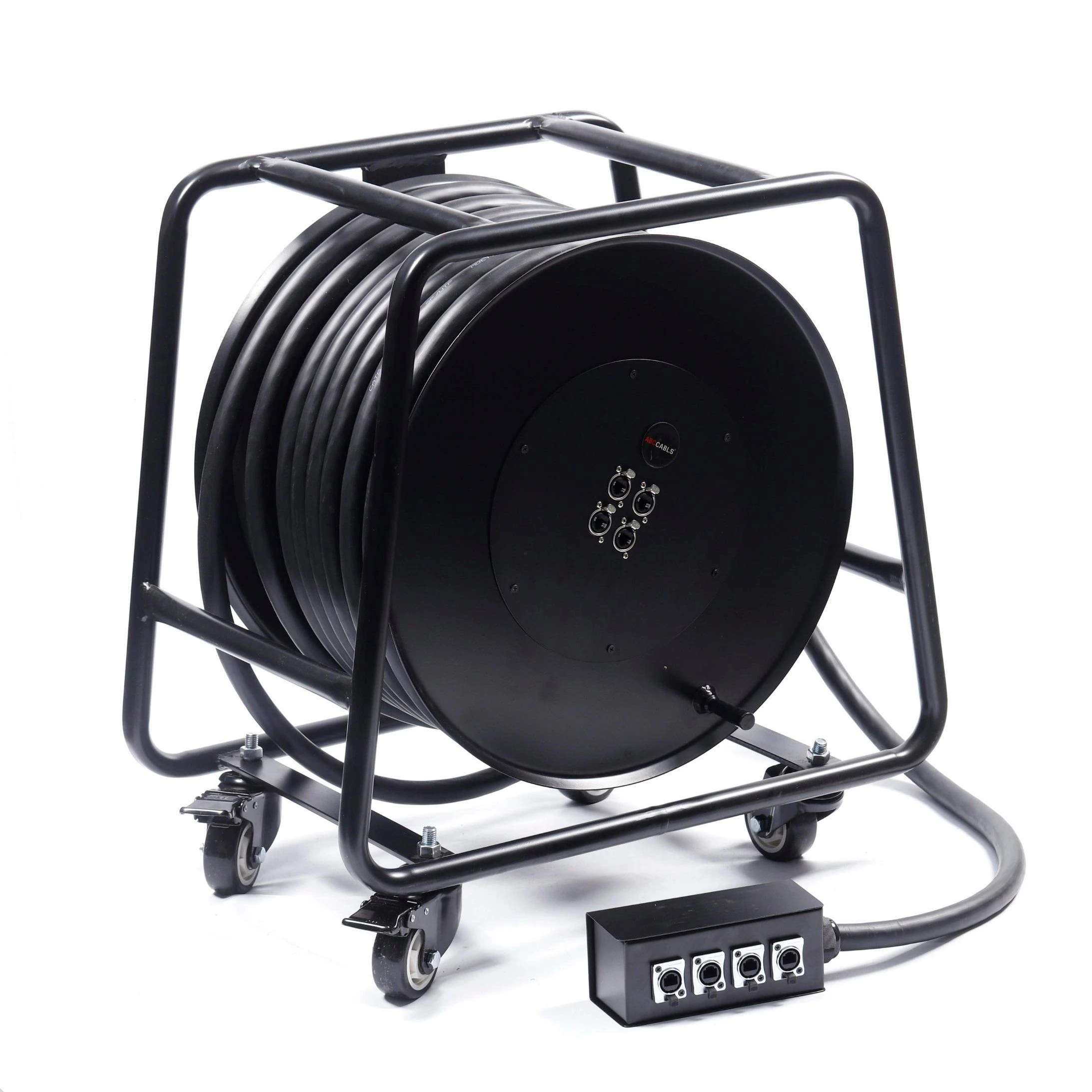 Heavy Duty 8 Channel Cat6 Snake Cable with Cable Reel for Outdoor Concert Screens
