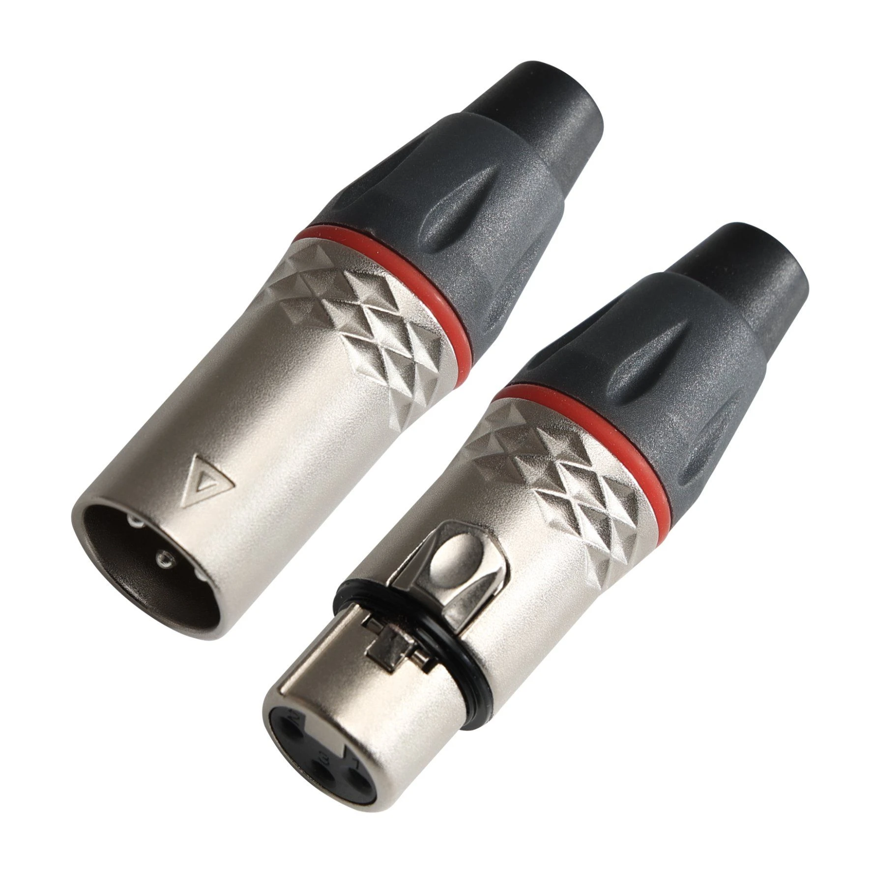 Heavy Duty Male Female XLR Cable Connector Plug for 5mm Cable