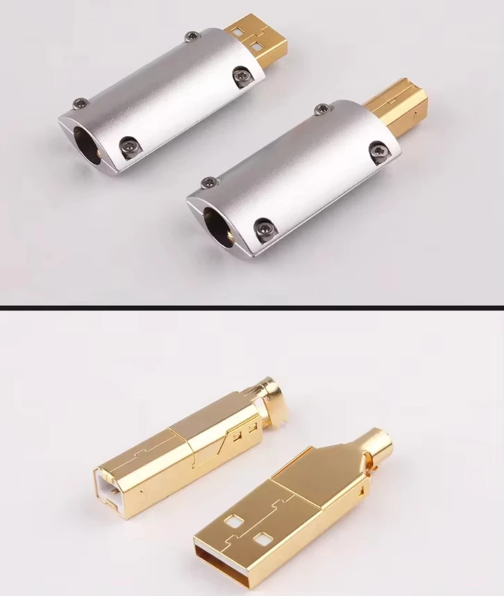 Heavy Duty Micro USB Male Plug with PBT Rubber Core and Zinc Housing for CCTV and Industrial Equipment