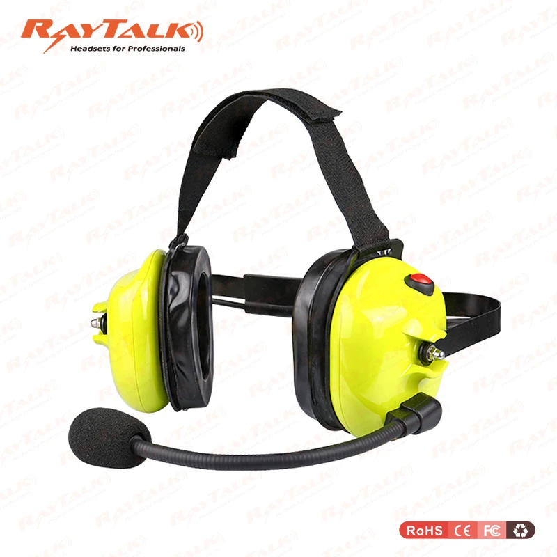 Heavy Duty Pnr Headset with Ptt for Motorola/Hytera/Icom