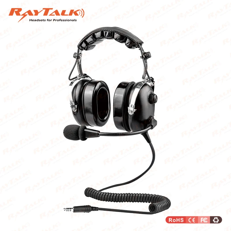 Helicopter Pilot Headset with Nexus Plug