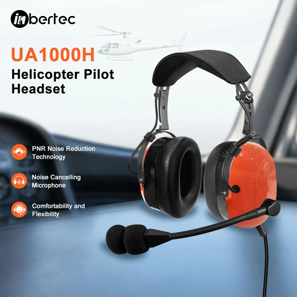 Helicopter Wired Pilot Headset Is Essential Aviation Headset