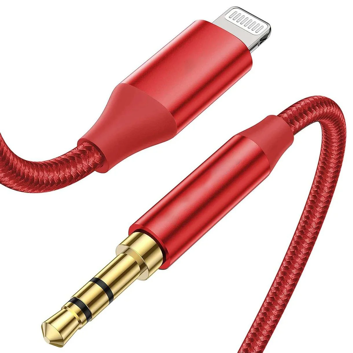 Hi-Fi Stereo iPhone to Aux Headphone Male Car Auxiliary Adapter