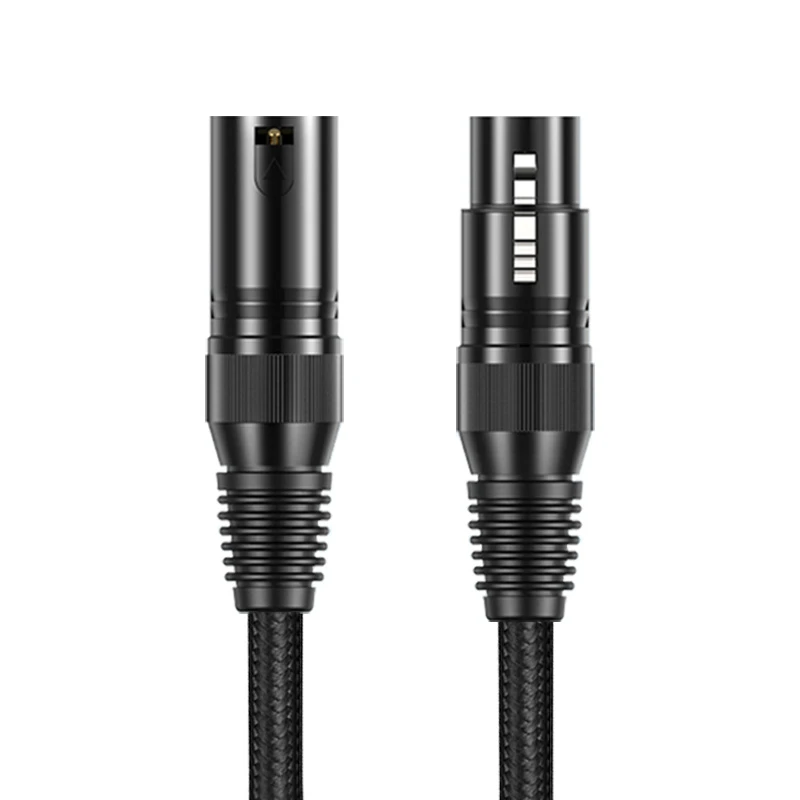 HiFi 3 Pin G1 Male to Female XLR Balance Cable with PVC Shield Woven Net Multi-Layer Shielding Foe Mixer AMP Speaker Microphone