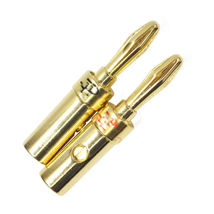 HiFi Banana Plug Speaker Plug Connector Adapter Terminals for Speaker Wire Amplifiers