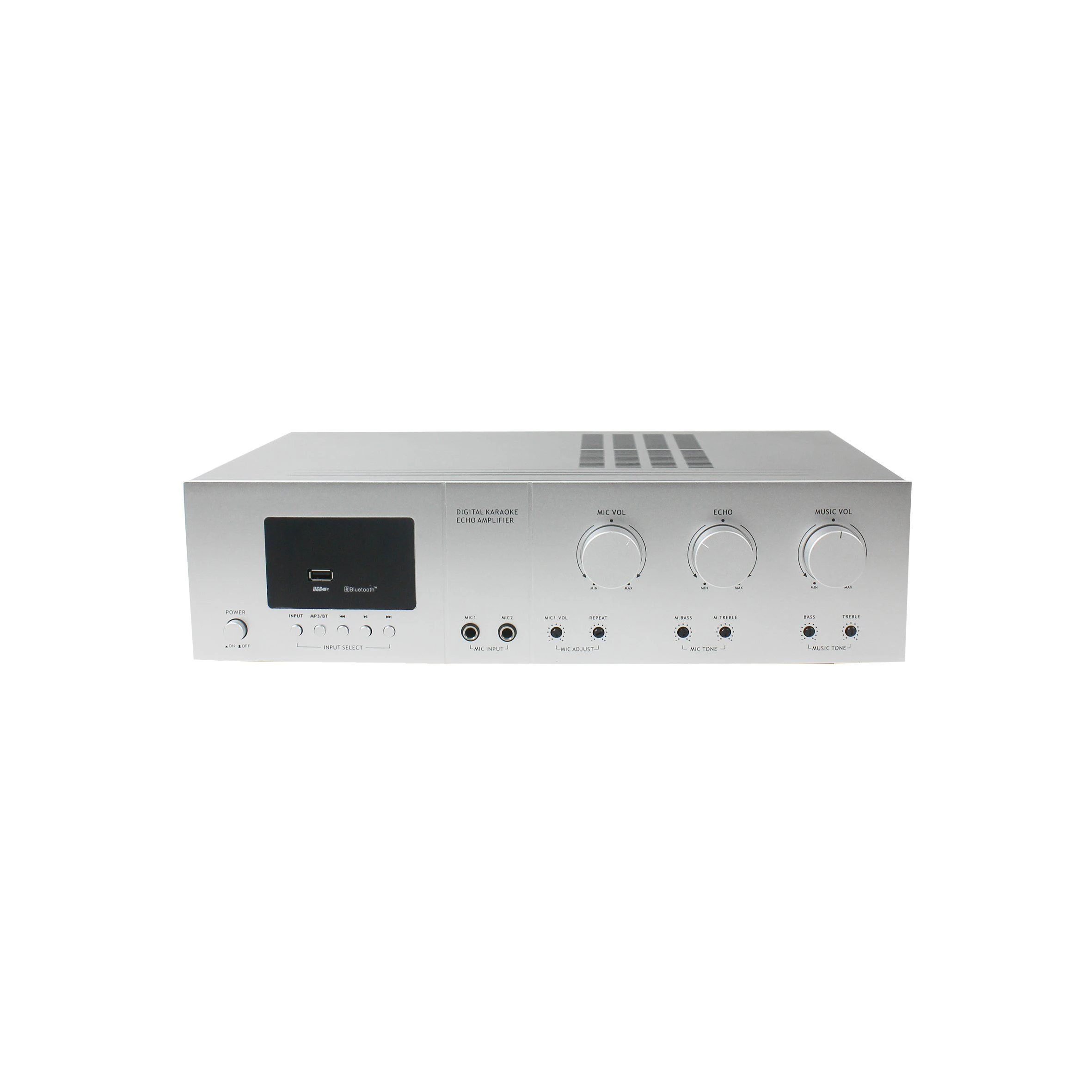 HiFi Stereo Audio Multi Home Audio System 2X120W Bluetooth Karaoke Amplifier with Amplificador De Audio Con Bluetooth