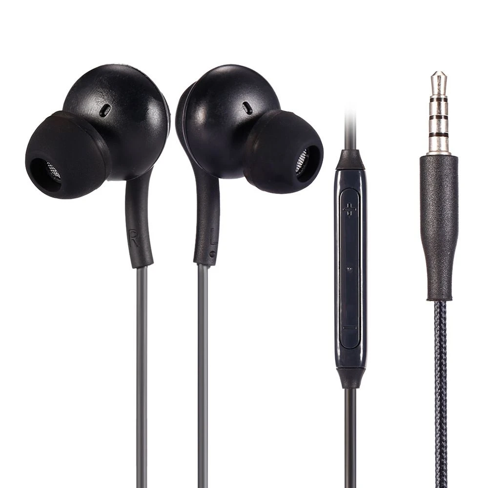 Hig-End S8 Plus Headset Headphone in-Ear Braided Eo-Ig9550 Earphone with Mic Volume Control for Smart Phone Samsung