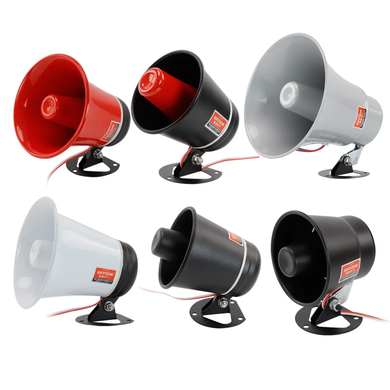 High Decibel Marine Square Loudspeaker Horn High Power Metal Wall Mounted Loudspeaker