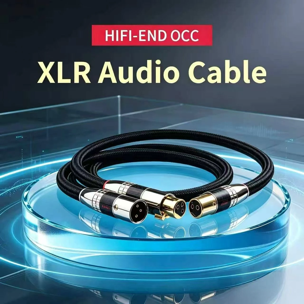 High Fidelity A1 OCC Copper XLR Male to female Audio Cable for Professional Sound System