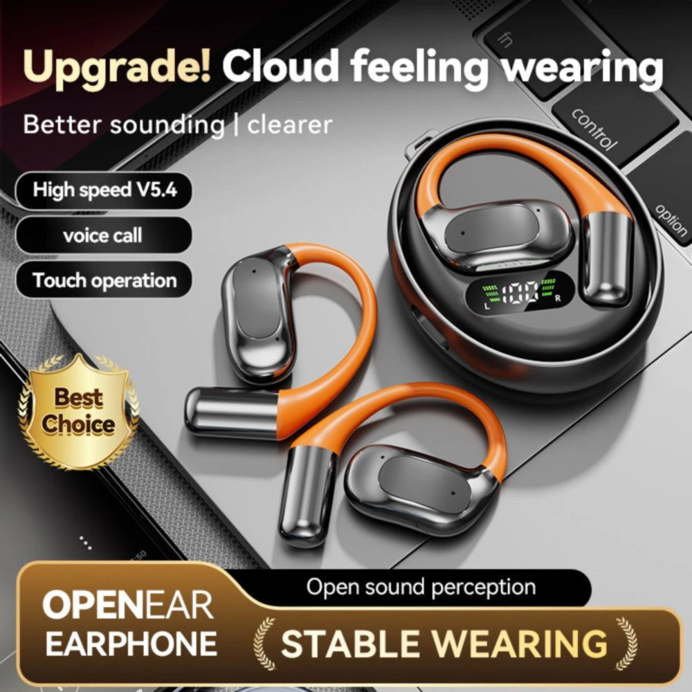 High Fidelity Bluetooth Sweatproof Smart Earphone for Running Workout