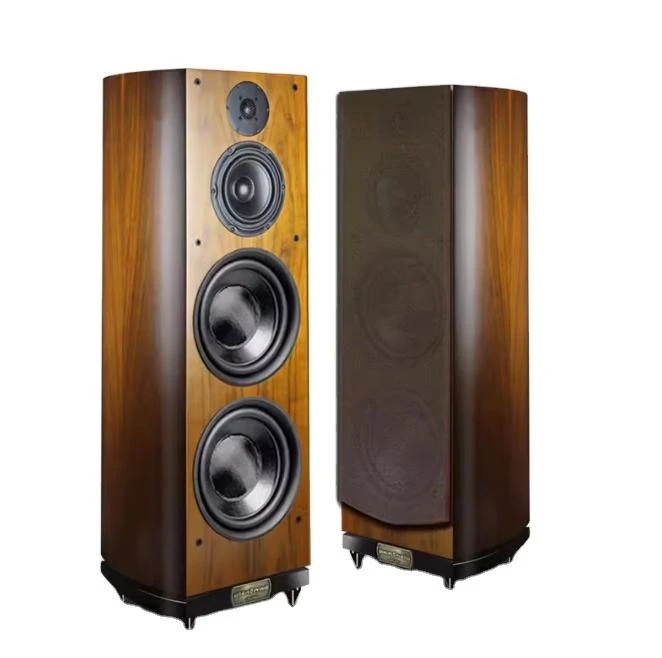 High-Fidelity Dual Woofer Tower HiFi Speakers for Living Room Home Theater System