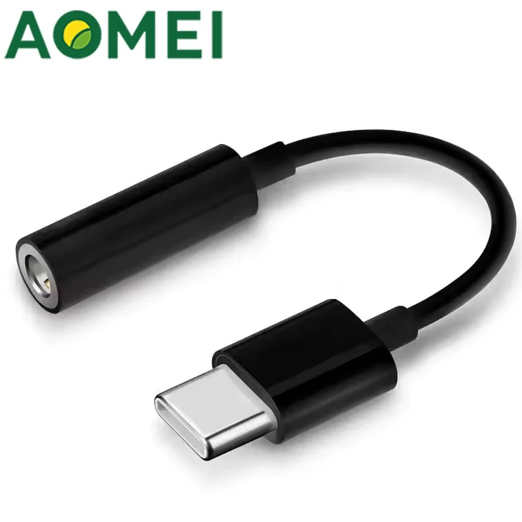 High-Fidelity Type-C to 3.5mm Headphone Adapter for Oppo and Xiaomi