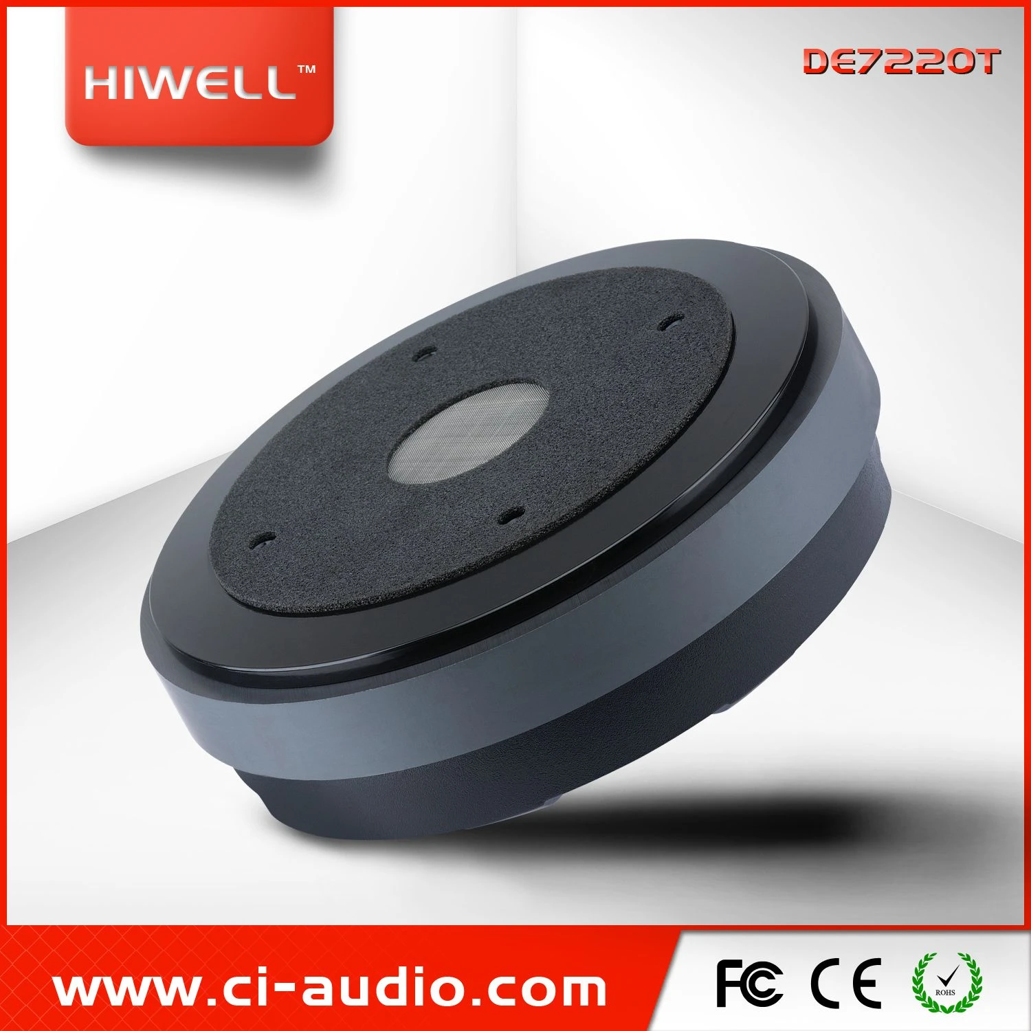 High Frequency 3” Voice Coil Compression Driver, Ferrite Magnet Loudspeaker.