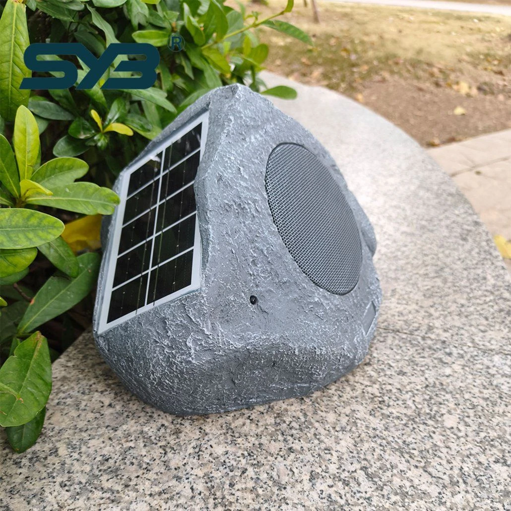 High Output 10W Bluetooth 4-Inch Rock Speaker for Outdoor Lawn and Garden Use