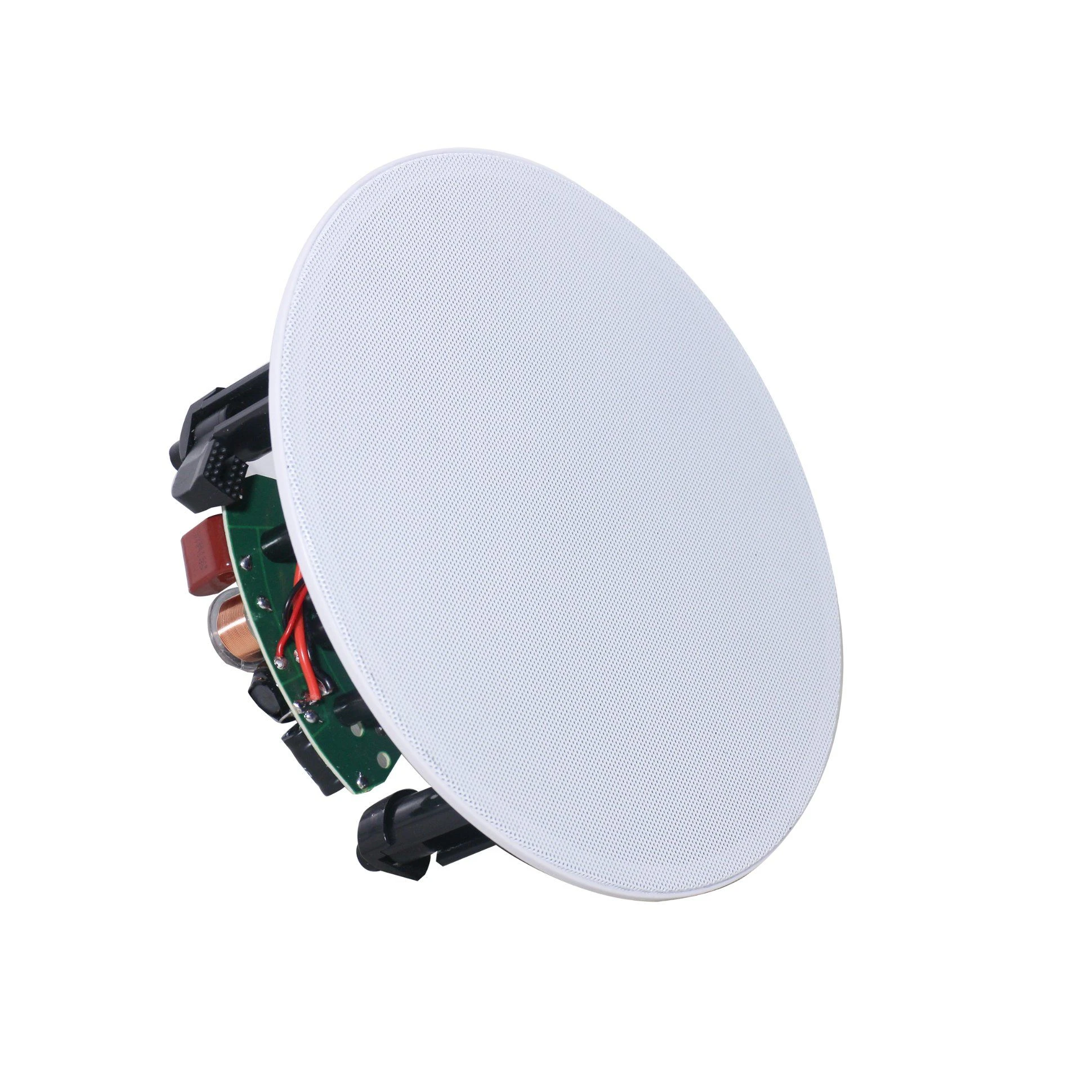 High Performance ABS Rimless in Ceiling Speaker with Kevlar Woofer & 100V Line for Commercial Bgm PA