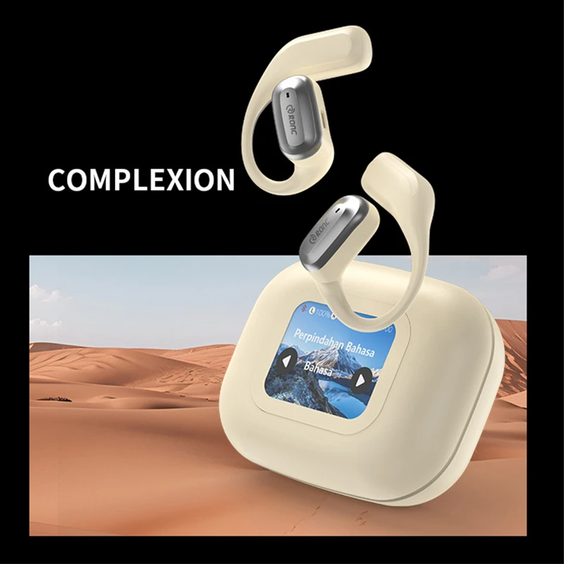 High Performance Ai Translation Tws Wireless Headphones with Digital Display Battery Indicator