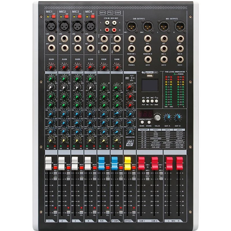 High-Performance Analog Mixing Console – Professional Audio Processor for Live Stage & DJ Club