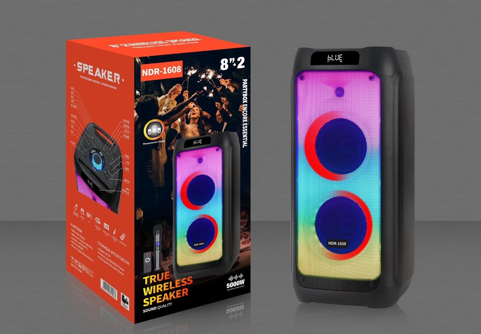 High-Performance Ndr-1608 Active Speaker for Superior Audio Quality Ndr-1608
