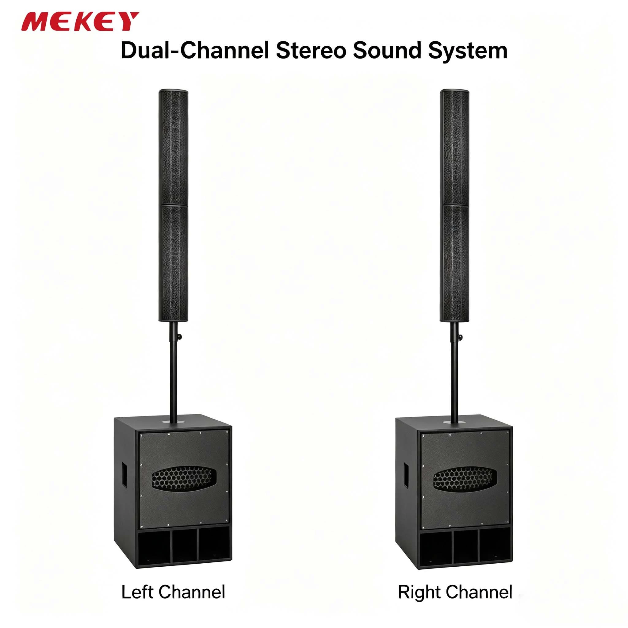 High-Performance Sound System Column Speaker for Audiophiles and Enthusiasts