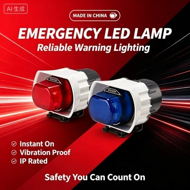 High-Performance Strobe Motorcycle Speaker with LED Light System