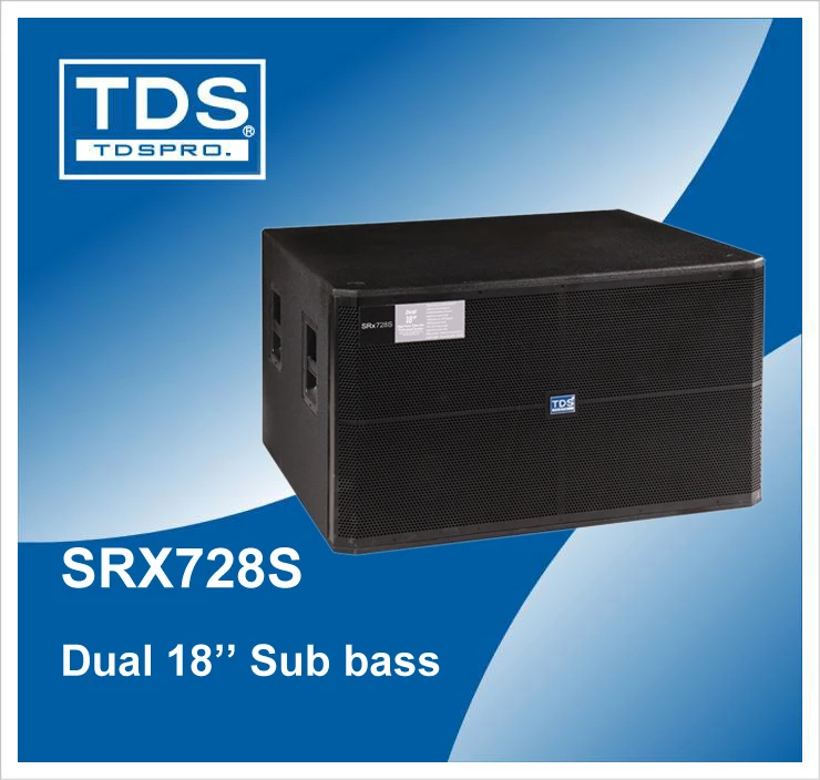 High Power Sub Woofer Dual 18 Inch with 2400W Peak