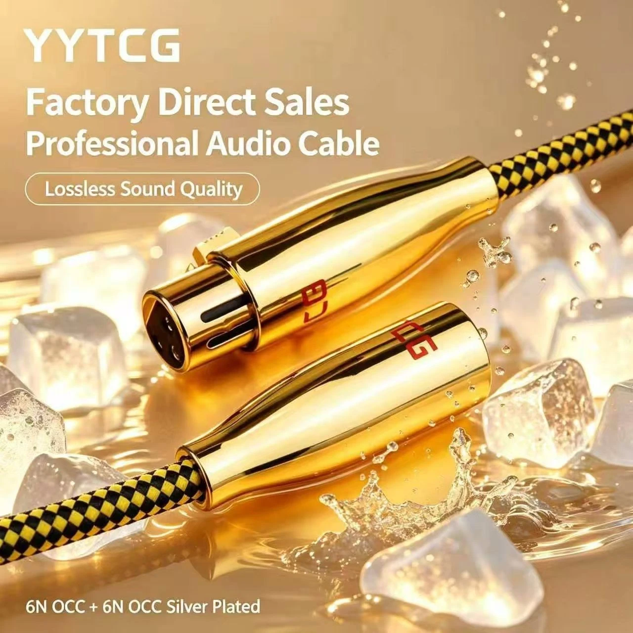 High Purity Oxygen Free Copper Interconnect Signal Cable with Durable PVC Jacket for Home Theater Amplifier and Speaker Wiring