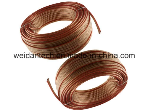 High Quality 100ft Twin AWG16 Clear Speaker Wire