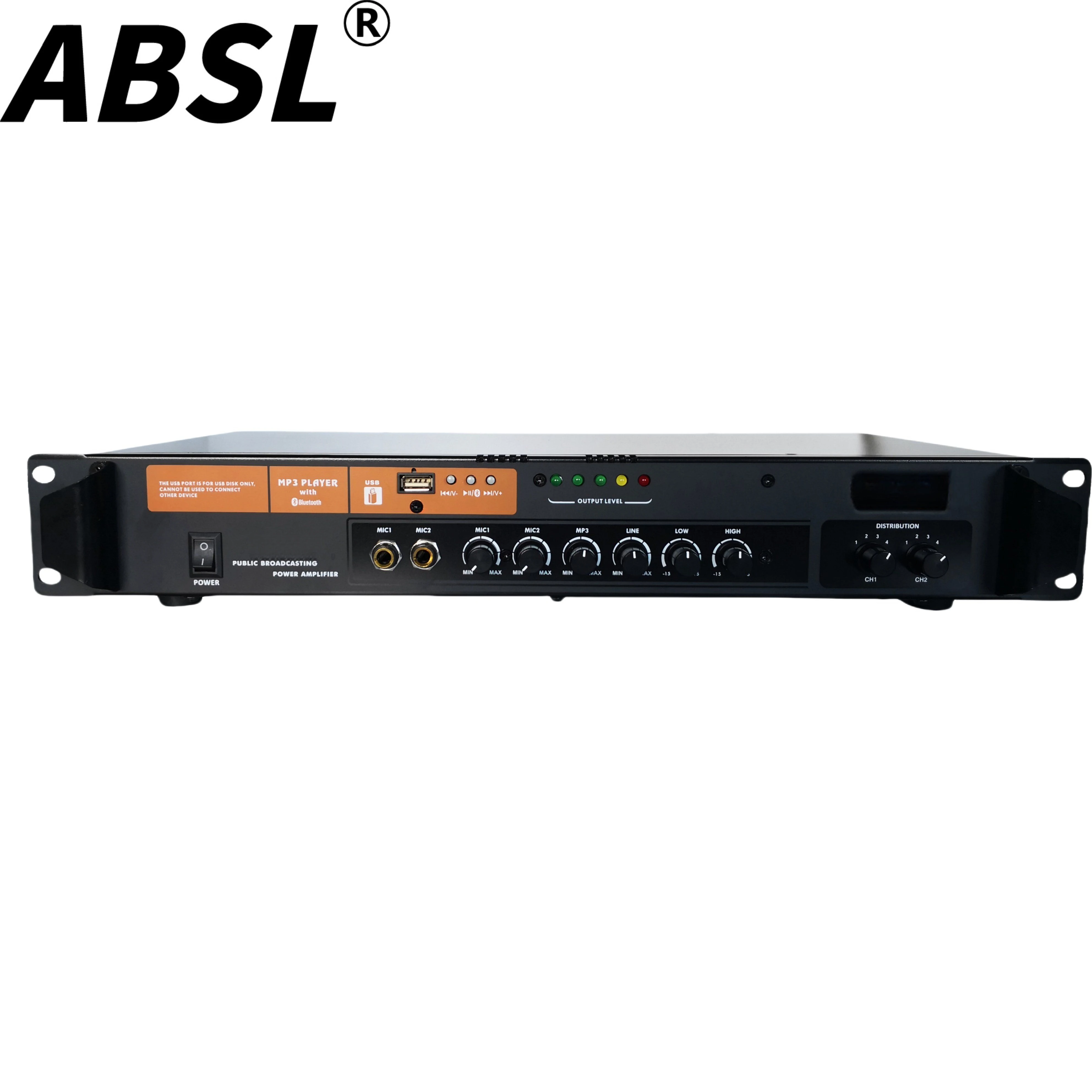 High-Quality 120W/180W Class-D Digital 2zones Integrated PA Audio Power Amplifier for Iraq