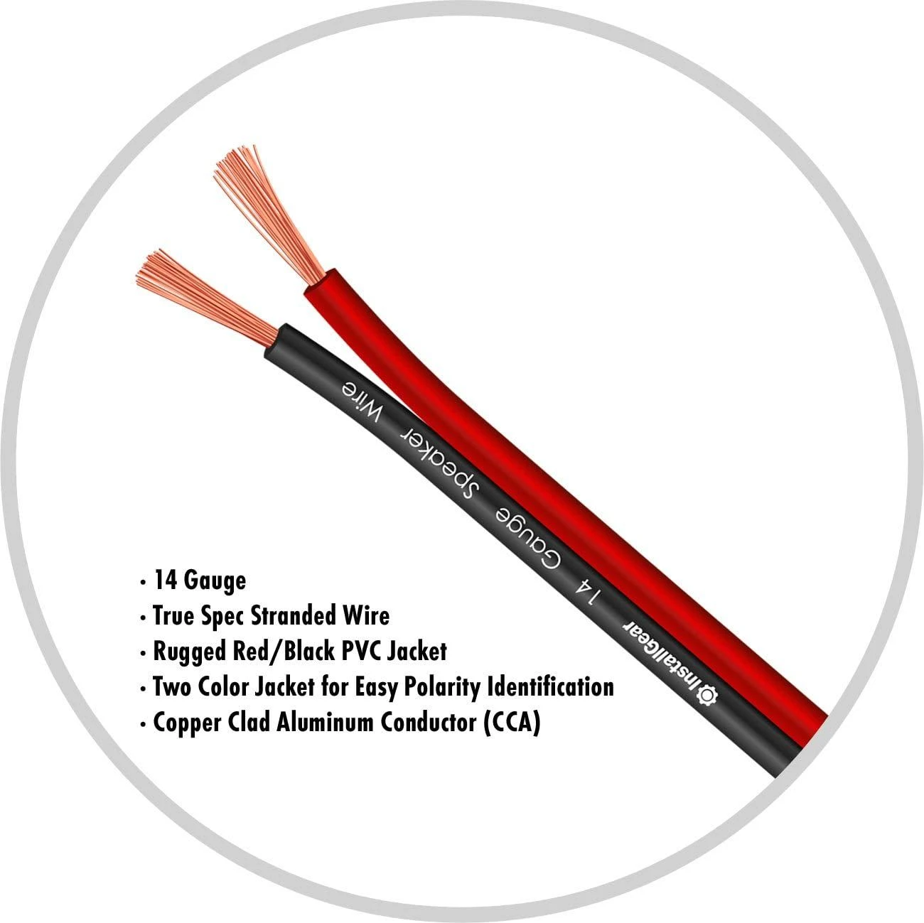 High-Quality 2 Core Speaker Cable for Indoor and Outdoor Use