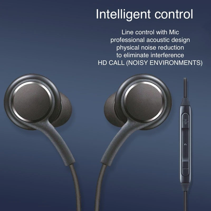 High Quality 3.5mm Wired Earphones with Microphone Earbuds S8