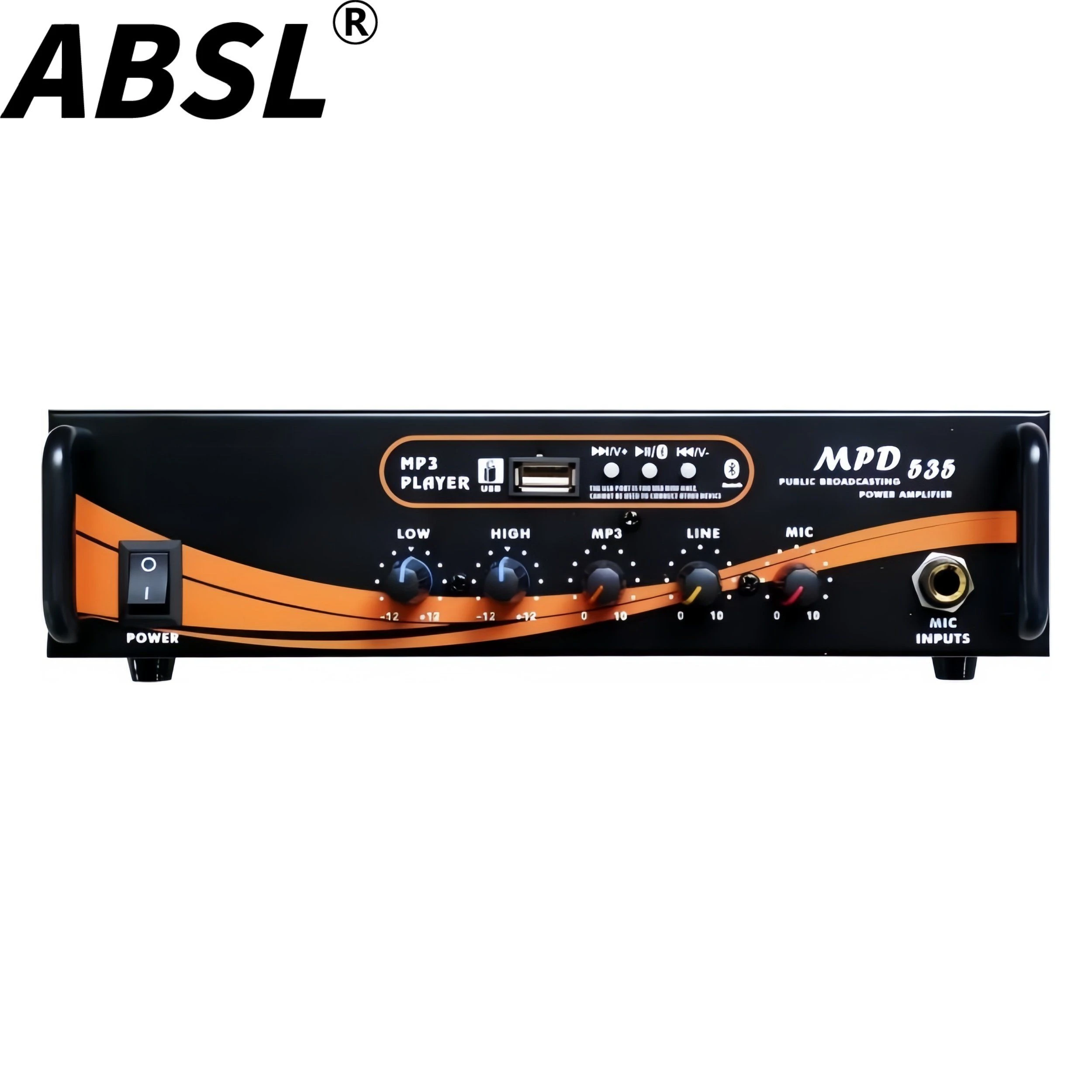 High Quality 35watts Digital Class-D PA Audio Power Amplifier with Bluetooth USB