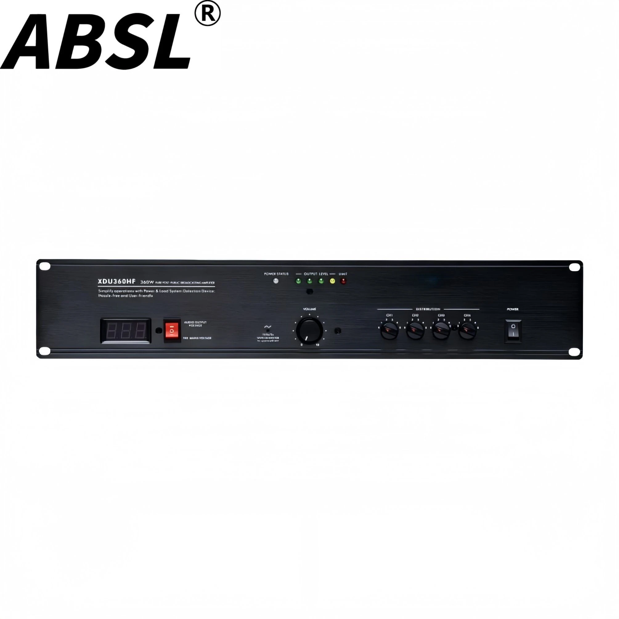 High Quality 500W 4-Section Digital Class-D PA Music Audio Pure Power Amplifier