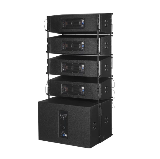 High-Quality Active Dual 10 Line Array Speaker for Sound Systems