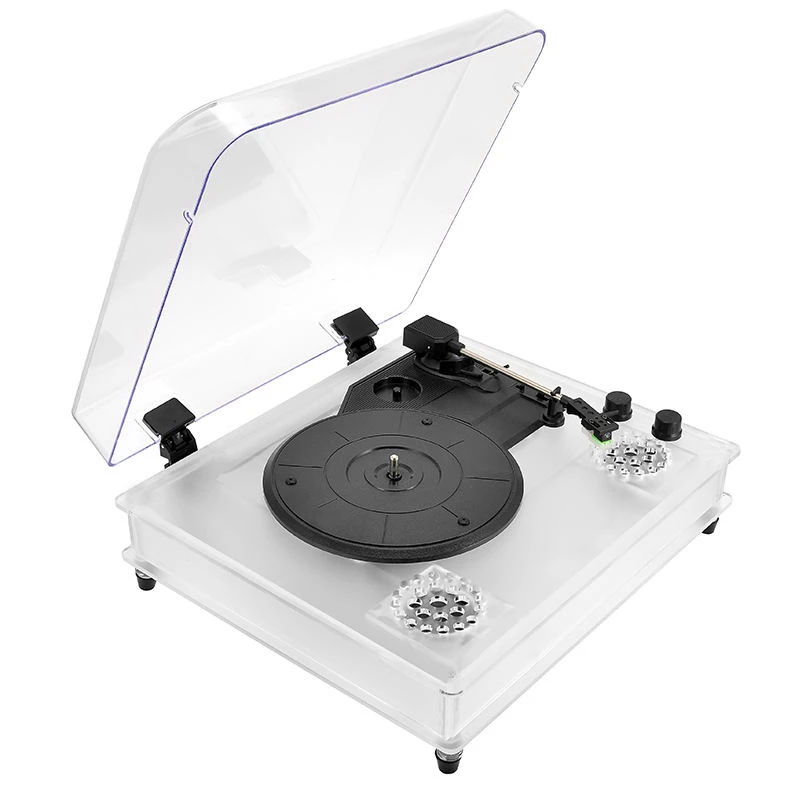 High Quality Bluetooth Transmitters Turntable Player Speaker USB to PC Recording Lp Vinyl Gramophone Turntable Record Player