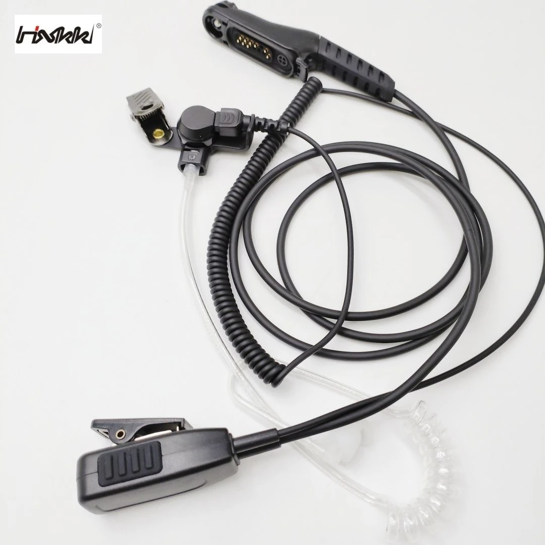 High Quality Clear Tube Earpiece with Ptt for Two Way Radio